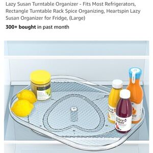 STACKHELPER HEARTSPIN LAZY SUSAN, Glass, Spins